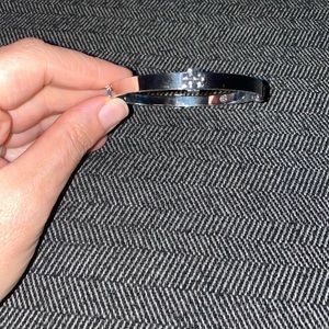 Tory Burch silver bangle bracelet